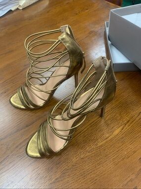 Gold sandals